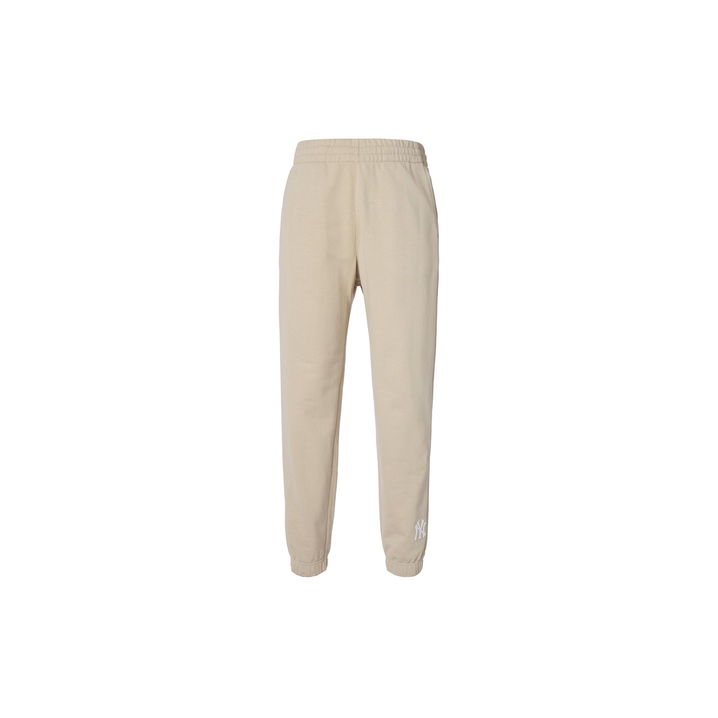 MLB Knitted Sweatpants Unisex Beige 3ATPB0421-50BGS XS