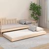 Vidaxl Estructura de Cama Sin Colchón, 90X190 Cm, Madera de Pino Maciza