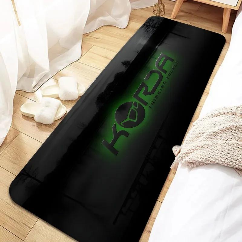 K-Korda Tackle Non-Slip Floor Mat Washable Carpet for Entrance Stylish Rug for Living Room or Hallway Decor Durable Doormat