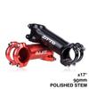 Polished Stem 90mm 17° 31.8mm for XC Trail MTB Mountain Road Bike Bicycle Part