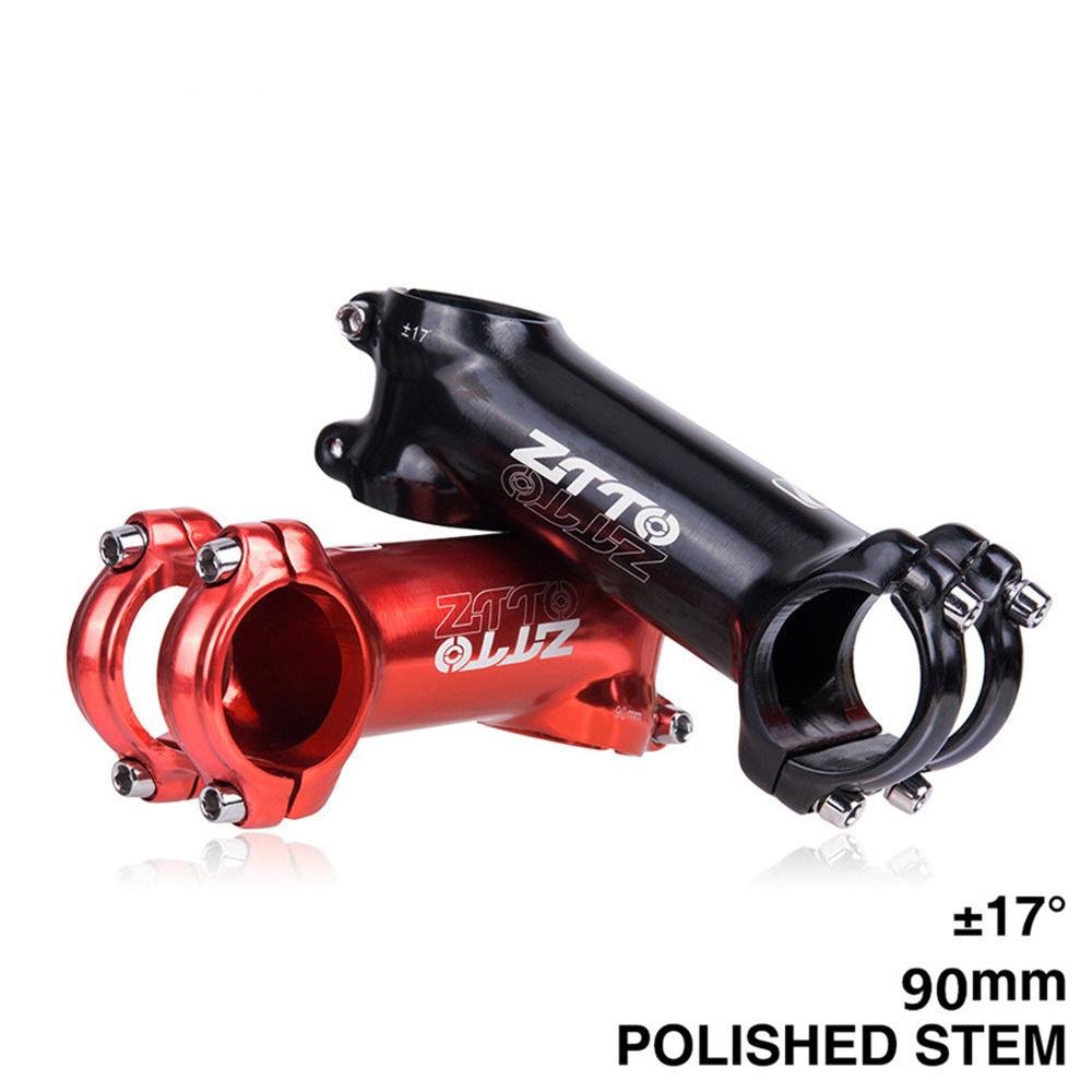 Polished Stem 90mm 17° 31.8mm for XC Trail MTB Mountain Road Bike Bicycle Part