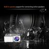 Tragbarer LED Mini Projektor Video Beamer für Heimkino 500 Lumen Unterstützt Display 4k Projektor 4K LED Projektor HD 1920x1080 10W