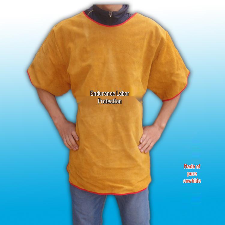 Rindleder Schweißerschürze - Flammenhemmend, Wärmeisolierend, Verbrühschutzanzug für Lichtbogenschweißen