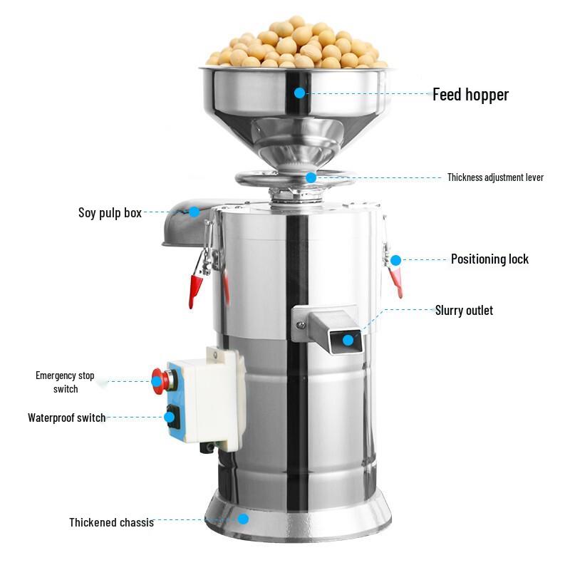 Enlitic Commercial Automatic Soy Milk & Tofu Grinder