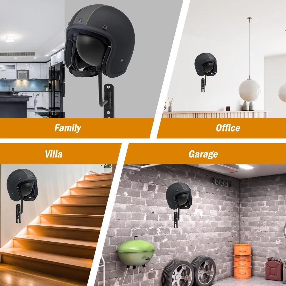 With Screws Motorcycle Helmet Holder Multi-functional Helmet Hanger Helmet Bracket  Hats Storage