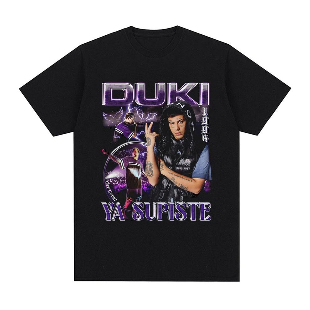 

Rapper Duki Tour 2024 Graphic T-shirt Men s Clothing Cotton Oversized T-shirts Hip Hop Vintage Short Sleeve T Shirts Streetwear 5XL різнокольоровий