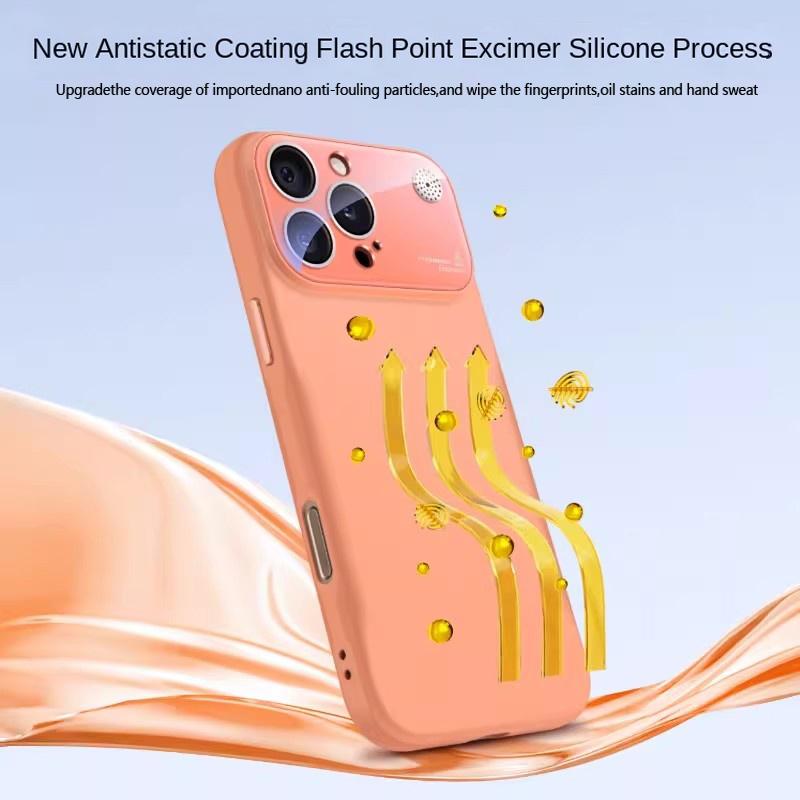 New Fragrance Liquid Silicone Phone Case For iPhone 16 15 14 13 12 11 Pro Max Plus Full Lens Protection Soft Shockproof Cover