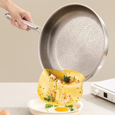 Τηγάνι Τιτανίου με Καπάκι Αντιχαρακτικό Σκεύος Μαγείρεμας Αντικολλητικό Σφυρήλατο Σκεύος Μαγειρικής για Κουζίνες Αερίου Ηλεκτρικές Επαγωγικές Απαραίτητο για Υγιεινό Μαγείρεμα