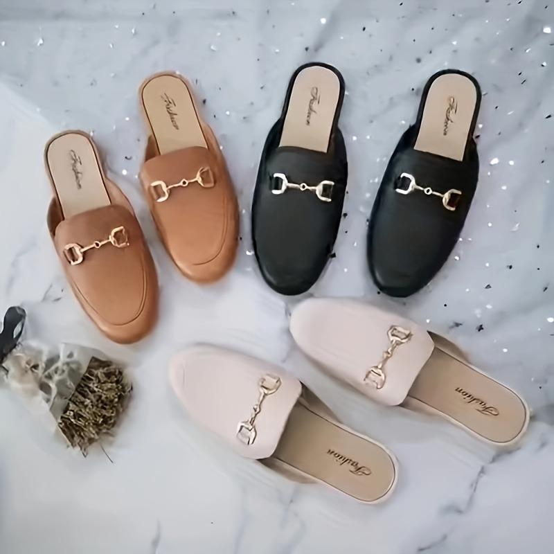 Outer Wear Casual Fashion Sandal Slipper Lazy Shoes Baotou Half Slippers Female