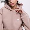 Frauen Trainingsanzug Casual Druck Langarm Hoodie Sport Anzüge Herbst Weibliche Sweatshirts Jooger Hosen Warme Zwei Stück Set