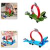 Flex Tracks Boys Race Track Assembly Easy to Assemble Multifunctional Interactive Toy for Ages