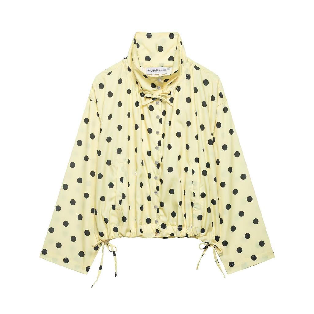 European and American Style, New Women's Clothing, Fashionable, Casual, Versatile, Polka Dot Jacket 4341730