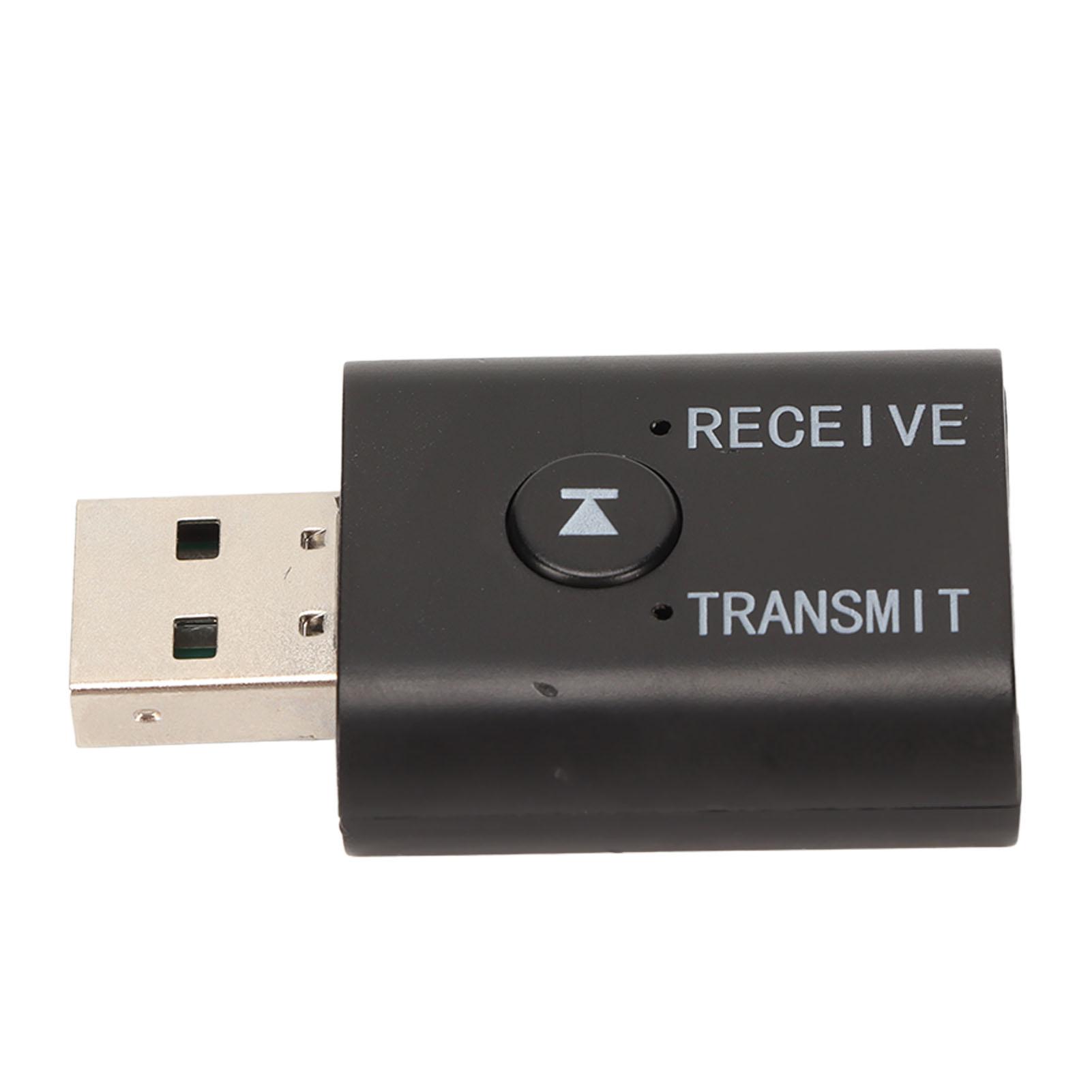 

USB Bluetooth Передавач Приймач 2 в 1 Портативний 3.5мм Бездротовий Bluetooth Адаптер для Домашньої Стереосистеми