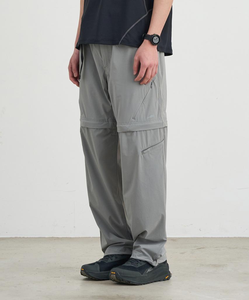 Goyoweeo Nylon Two-Way Pants (Gray)
