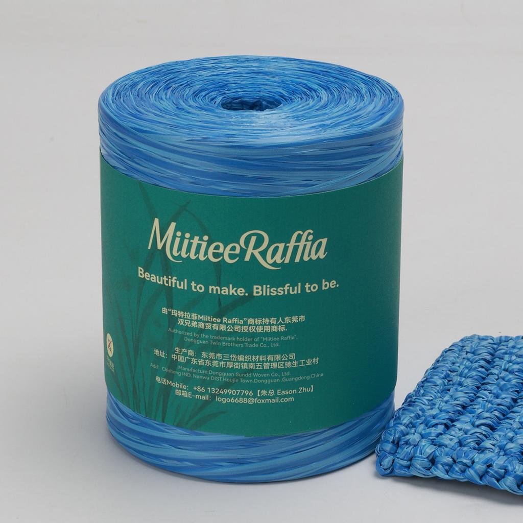 MT001-MT087 Natural Raffia Yarn For Wrapping Knit Wire Natural Color Matte Texture Raffia Paper Ribbons For Hat DIY Decoration