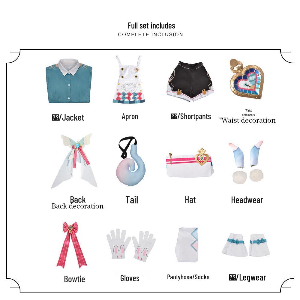 

Сиджвинн Косплей Наряд Геншин Импакт для Женщин - Набор Фонтейна XXL