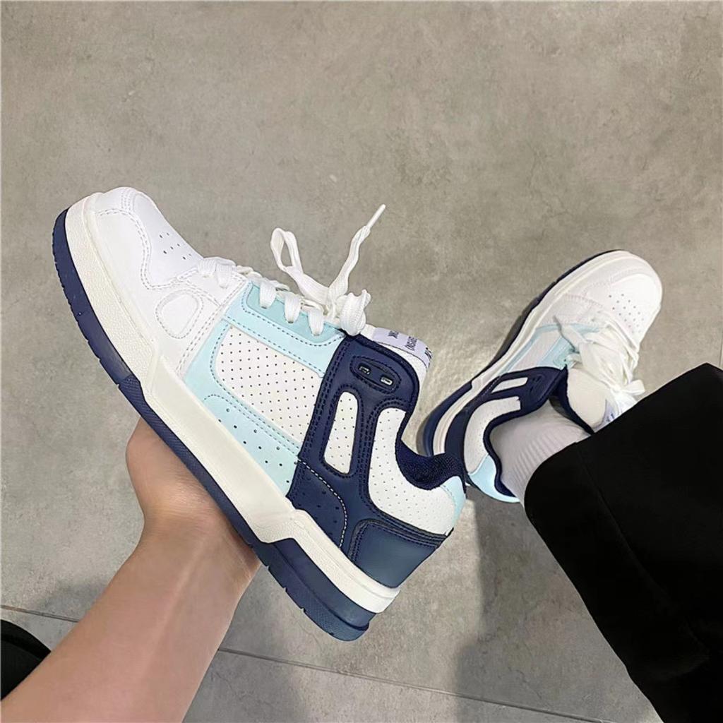2025 spring and autumn new bread shoes male and female students casual couple skateboard shoes street photography retro sports shoes