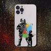 Street Art Banksy Graffiti Handyhülle Für iPhone 17,16,15,14,13,12,11 Plus,Pro Max,XS,X,XR,SE,Mini,8,7,Weiche Silikon Schwarze Hülle