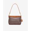 ESquire Collection ESquire Women S Modern Charm Nylon Shoulder Bag Brown