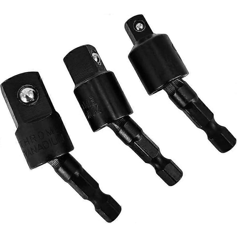 SeraphinaT Swivel Socket Set Wobble Impact Adapter Extension Set, 3 PCS Impact