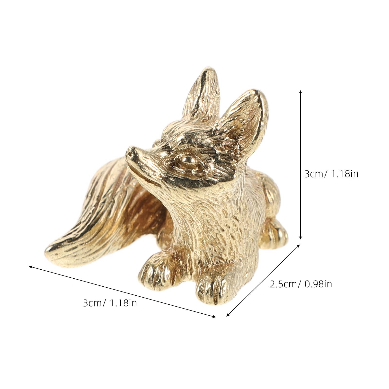 

Fox Shape Brass Cabinet Handles - Vintage Animal Drawer Pulls for Dresser Cupboard Closet Decorative Retro Furniture Knobs золотистый