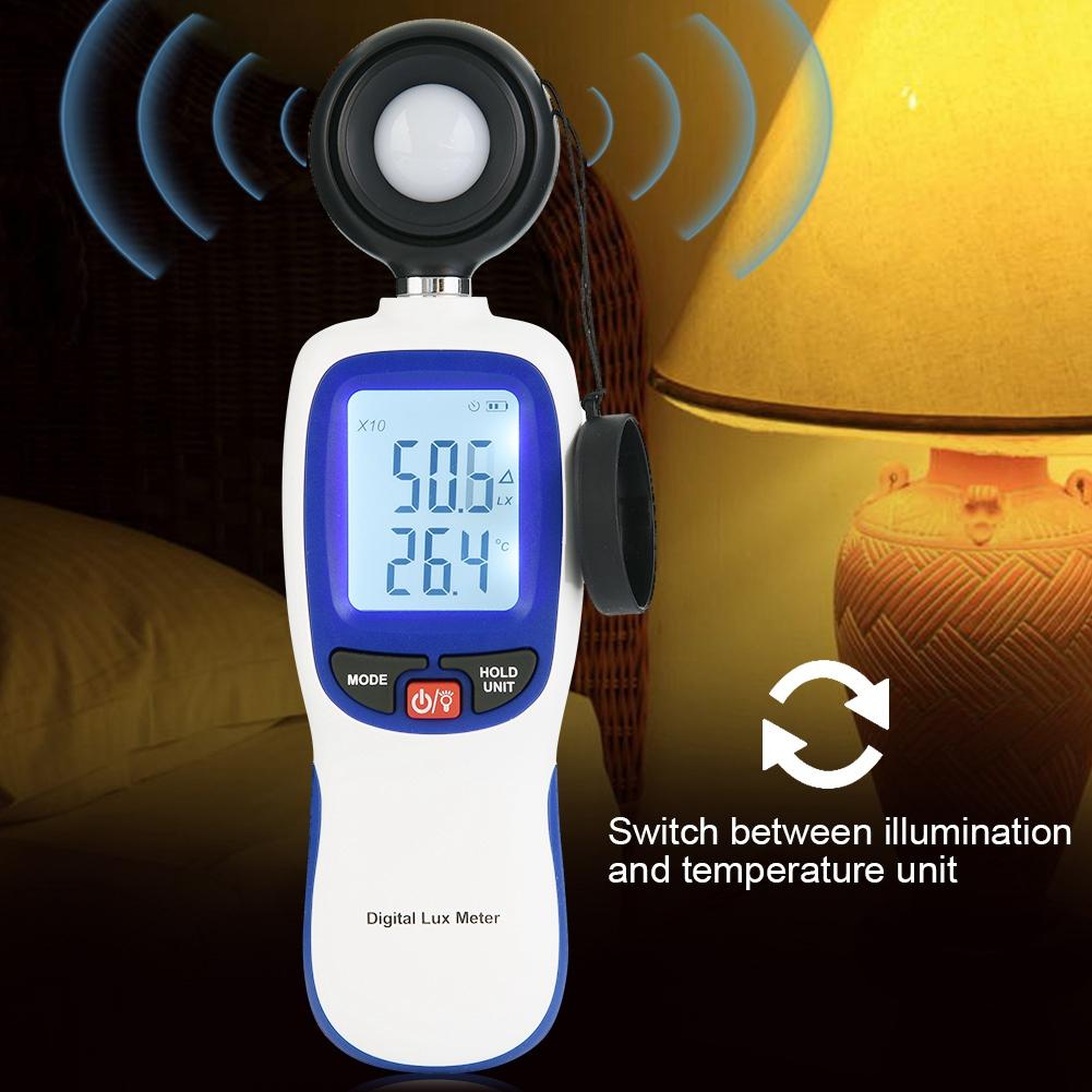 WT81 Digital Handheld Luxmeter Portable Light Meter Tester Illuminometer