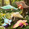 Jucării de Pluș Drăguțe Insecte Vierme de Mătase Molie Maple Roz Fidelity Molie Lună Jucărie de Pluș Insectă Realistă Hyalophora Cecropia Jucării Kawaii pentru Copii
