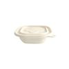 Zhilu Disposable 650ml Square Corn Starch Meal Box