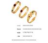 Retro Gold-Plated Titanium Steel Bracelet with Inlaid Natural Stone and Hollow Design for Women