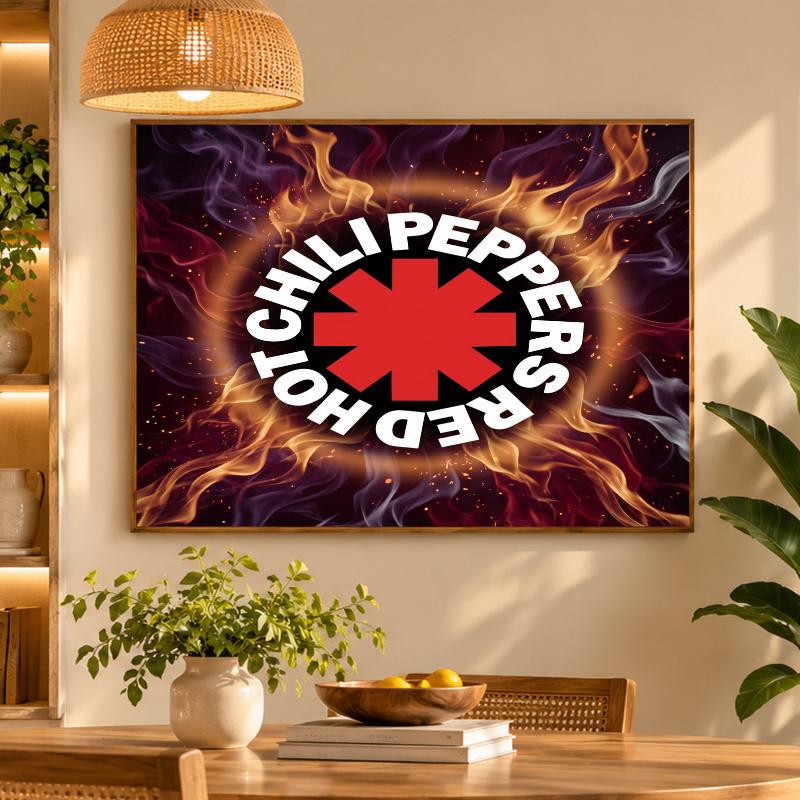 5D Diamond Painting Red Hot Chili Peppers DIY Full Drill Diamond Art Kit Home Decoration