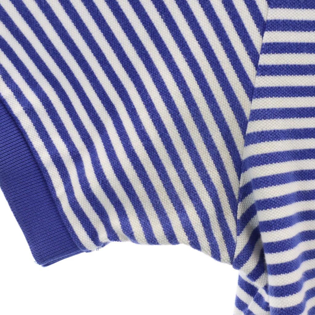 Polo by Ralph Lauren Border Pattern Short Sleeve Polo Shirt M Blue Fawn Men's Used