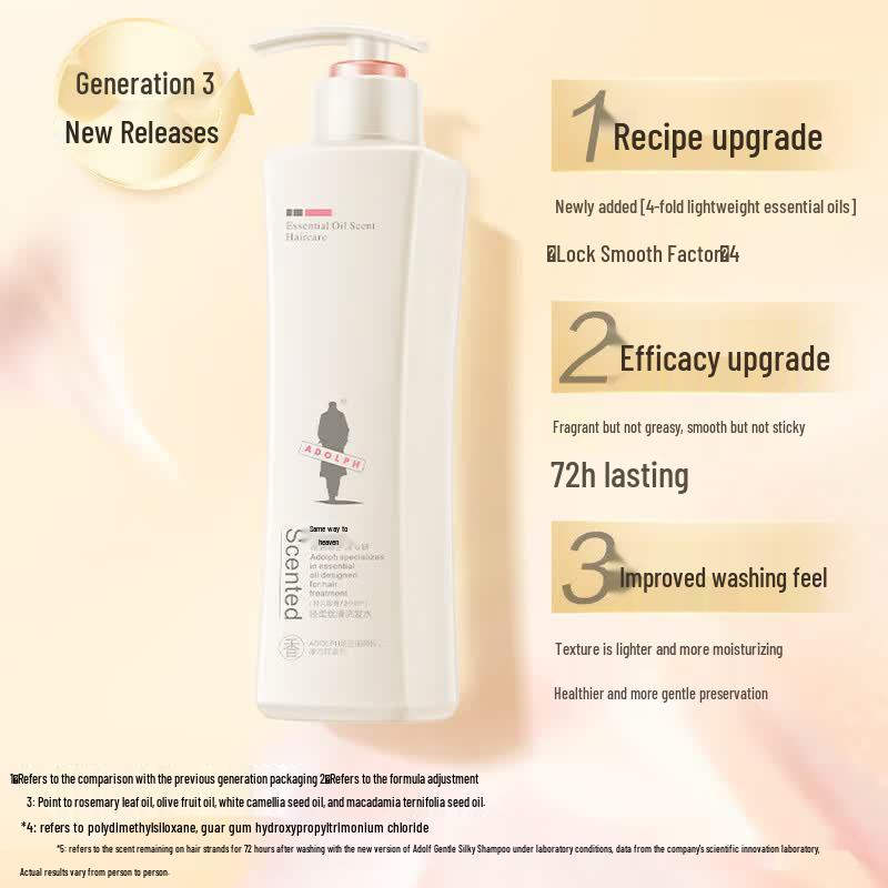 Adolph Silky Smooth Essential Oil Shampoo