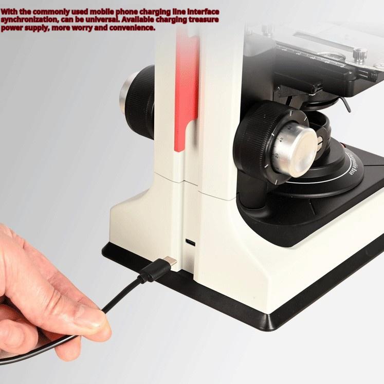Electronic Binocular Biological Microscope Optical Instrument for Teaching and Research Experiments