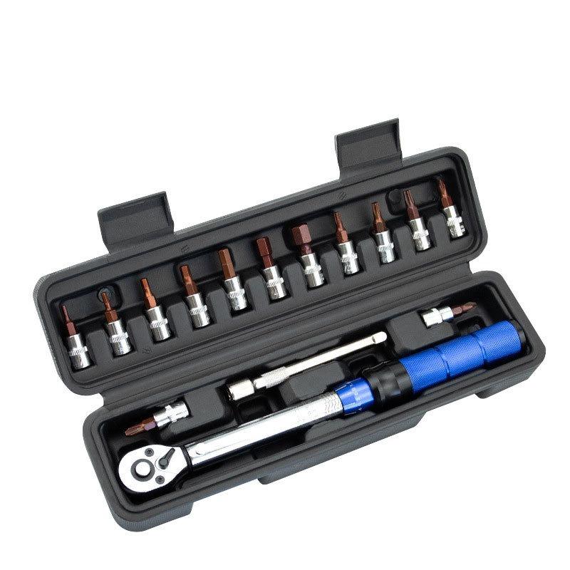 1/4 Bicycle Torque Wrench Set High Precision Preset Adjustable Small Torque Ratchet Wrench