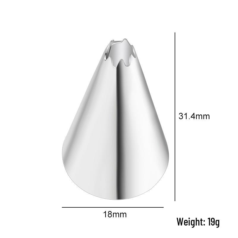 Stainless Steel Piping Tips Set - 48 Styles for Cake Decorating