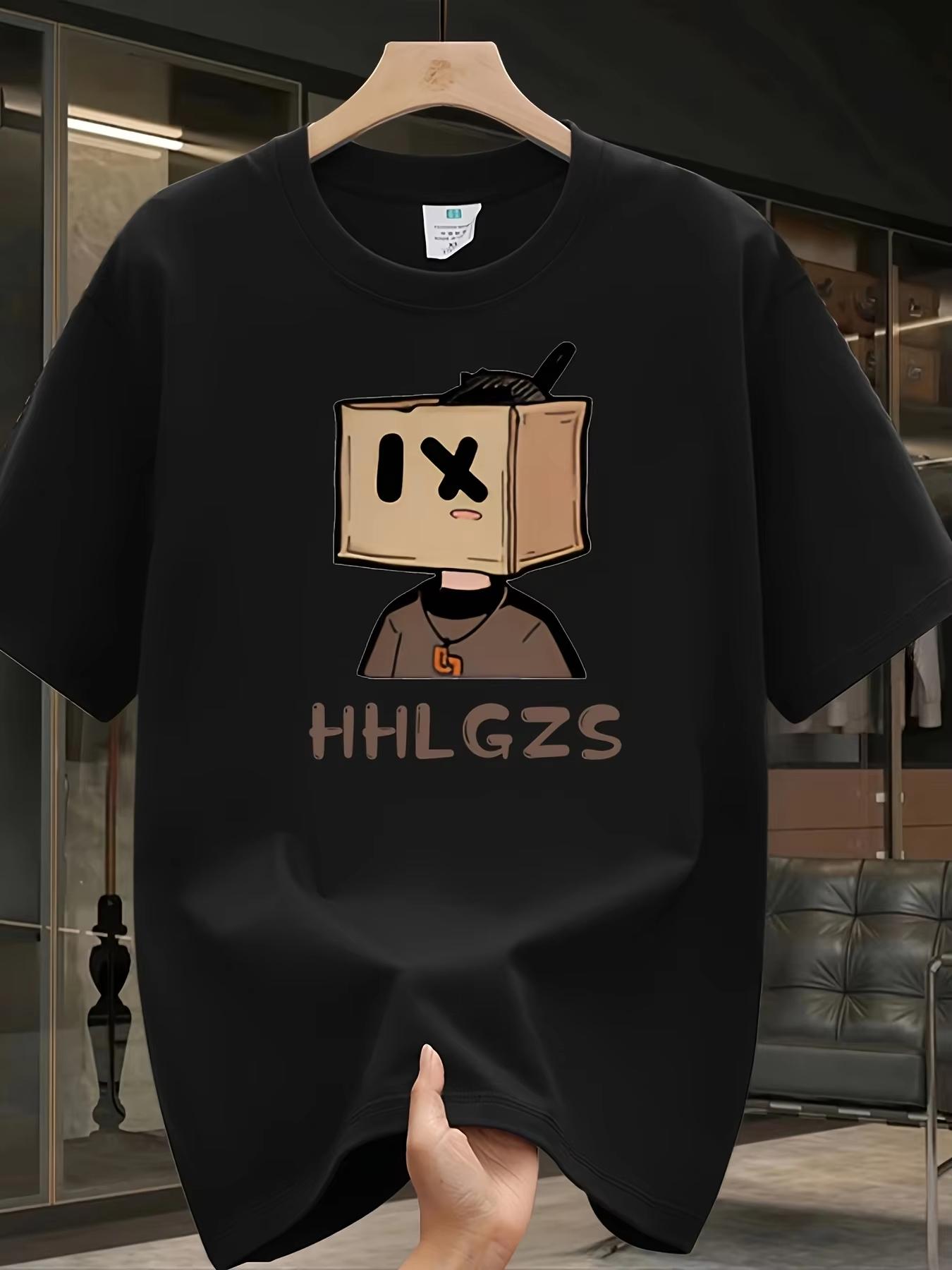 

2026 Mens Cotton Printed TShirt Humorous I Am X Cartoon Checkered Designnew Summer Casual Short Sleeve TShirt 4XL