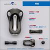 HEIGHTEN 22mm Reel Handle Knob, 8.8g, for Shimano and Daiwa Type A and Type S Aurora Series (Black & Gunmetal) (845)