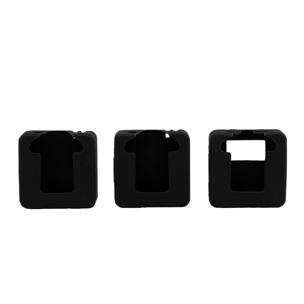 3 Pezzi Custodia Protettiva in Silicone Adatta per RODE Wireless Go II Sistema Microfonico Cover Protettiva Microfono Antiurto