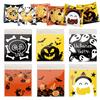 Small Halloween Clear Self Adhesive Candy Bags Halloween Plastic Cookie Bags for Trick or Treat Halloween Goodie Bags 111 PCS