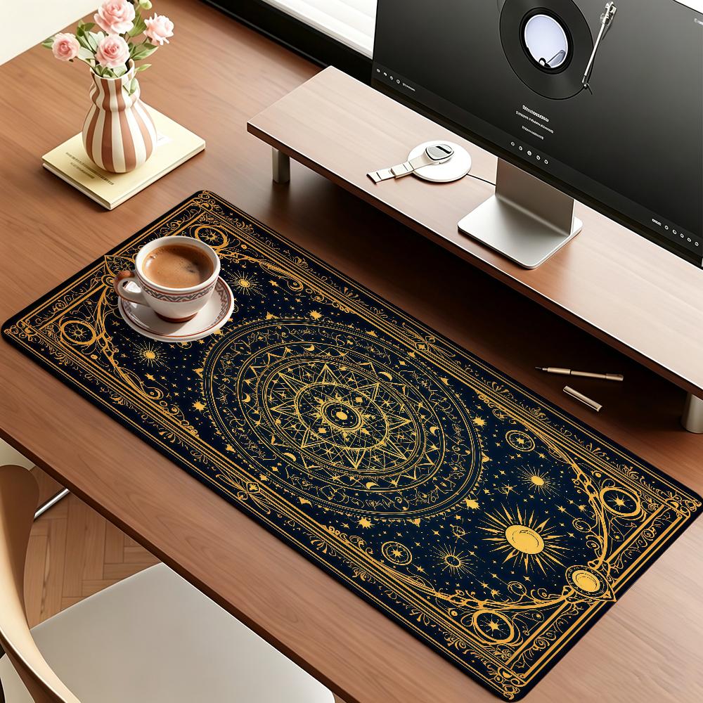 Tappetino Mouse Carta dei Tarocchi Magia Artistica Per Ufficio, Gaming e Tastiere Antiscivolo Grande Impermeabile
