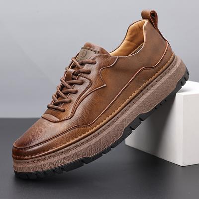 Herbst Herrenschuhe Jugend Boardschuhe 2024 neue Schuhe Herren Retro Werkzeug Sport- und Freizeitlederschuhe