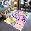 Little Pony Happy Friendship Group Carpet Doormat Suitable For All Seasons Protective Pad Bathroom Mat Gift