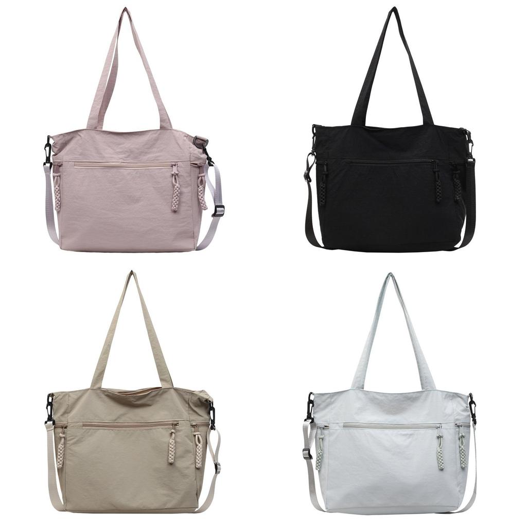 Nylon Tote Bag Large Capacity Fashion Casual Shoulder Purse For Daily Use