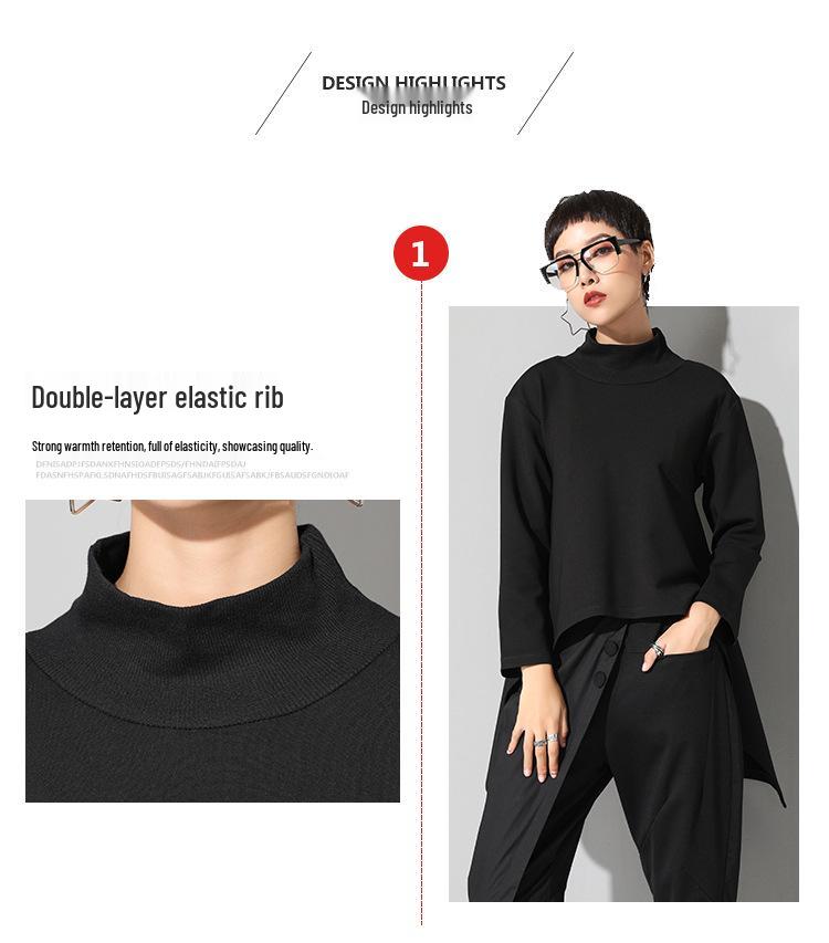 European & American Trendy Women's Slimming Long-Back Shirt - Autumn/Winter Versatile Style