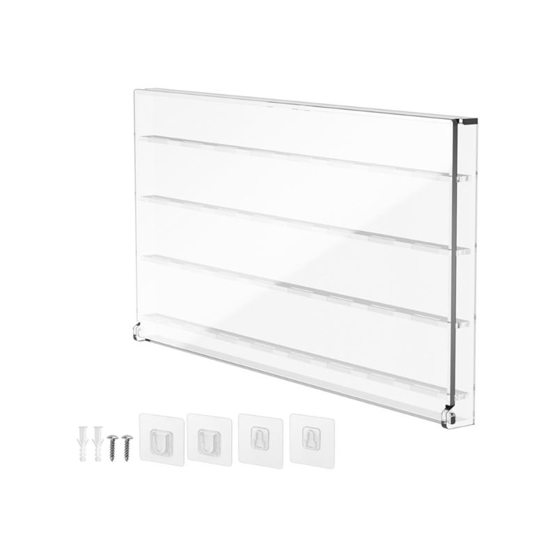 

Modern Acrylic Guitar Pick Display Box 32 Capacity Wall Mounted Pick Organizer Musical Instrument Pick Containers 1 прозрачный