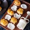 Hand Pressure Moon Cake Mold for Mid-Autumn Festival 50g Lucky Bag Cookie Cutter Stamp DIY Bakeware Mould Kitchen Top Sale