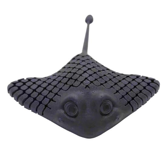 3D Printed Manta Ray Fidget Toy Articulated Manta Ray Stress Relief Toy Flexible