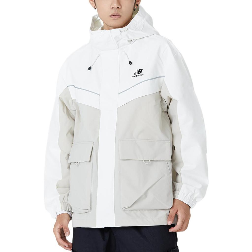 New Balance Windproof Woven Hooded Jacket Khaki 5AC39333-LBE