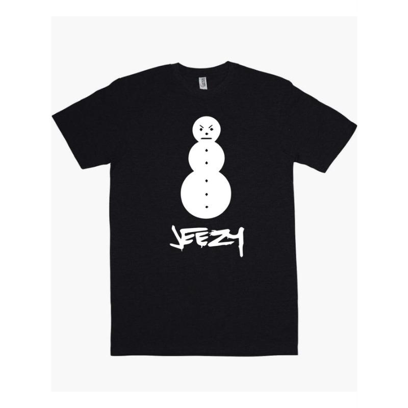European Size Young Jeezy Snowman T-shirt New Hip Hop, PLUS SIZE