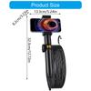 Flexible Snake Endoscope Camera Industrial Endoscope Inspection Camera 6mm Lens Borescope Camera with Adjustable Light